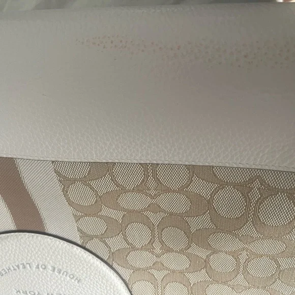 Coach Signature Beige and Cream Tote - Picture 10 of 10